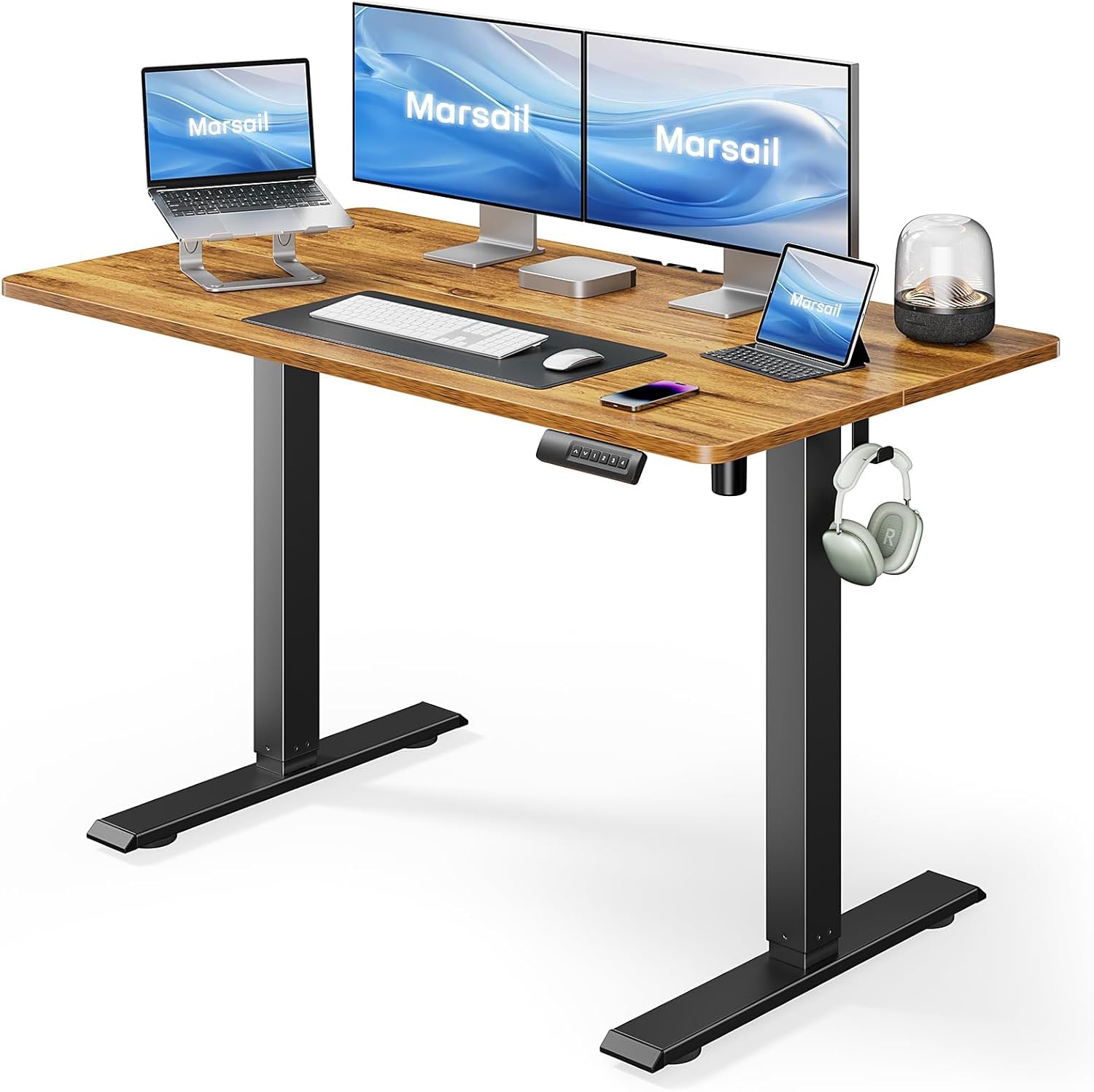 Marsail Adjustable Height Standing Desk for Home Office Use