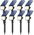 Solar Spot Lights 8 Pack - Bright 1000LM Outdoor Landscape Lights