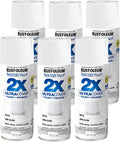 Painter's Touch 2X Ultra Cover Spray Paint 6-Pack - Semi-Gloss White