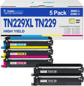 TN229XL TN229 Toner Cartridges 5 Pack - High Yield Replacement