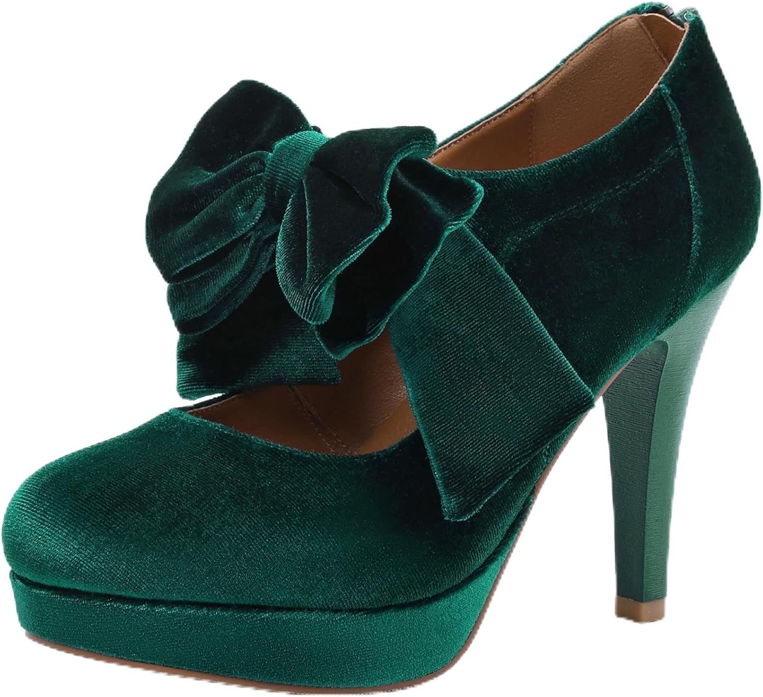 Mostrin Fashion Vintage Womens Small Bowtie Platform Pumps Review