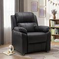 Macaron Kids Reclining Chair Leather Recliner Sofa for Toddlers