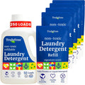 Natural Laundry Detergent for Sensitive Skin - Plant-Based 250 Loads