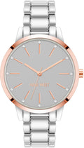 Nine West Crystal Accented Bracelet Watch - Classic Everyday Style