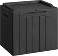 Devoko 30 Gallon Resin Deck Box - Waterproof Outdoor Storage