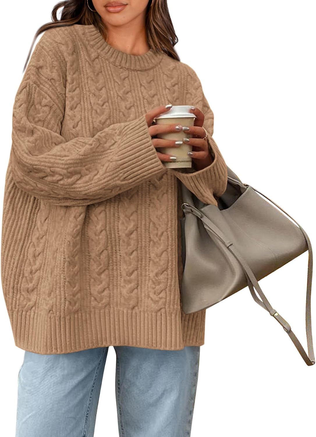 Okiwam Women's Oversized Sweaters for Cozy Fall Fashion Looks