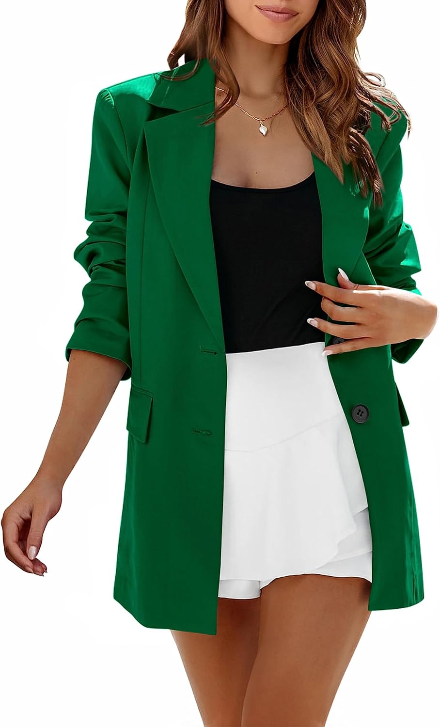 MASCOMODA Casual Blazer Jackets for Women - Stylish Office Wear