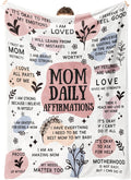 New Mom Blanket Gift - Soft Postpartum Throw 60in x 80in