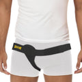 Right Side Hernia Belt for Men Size Large Black - Comfortable Inguinal