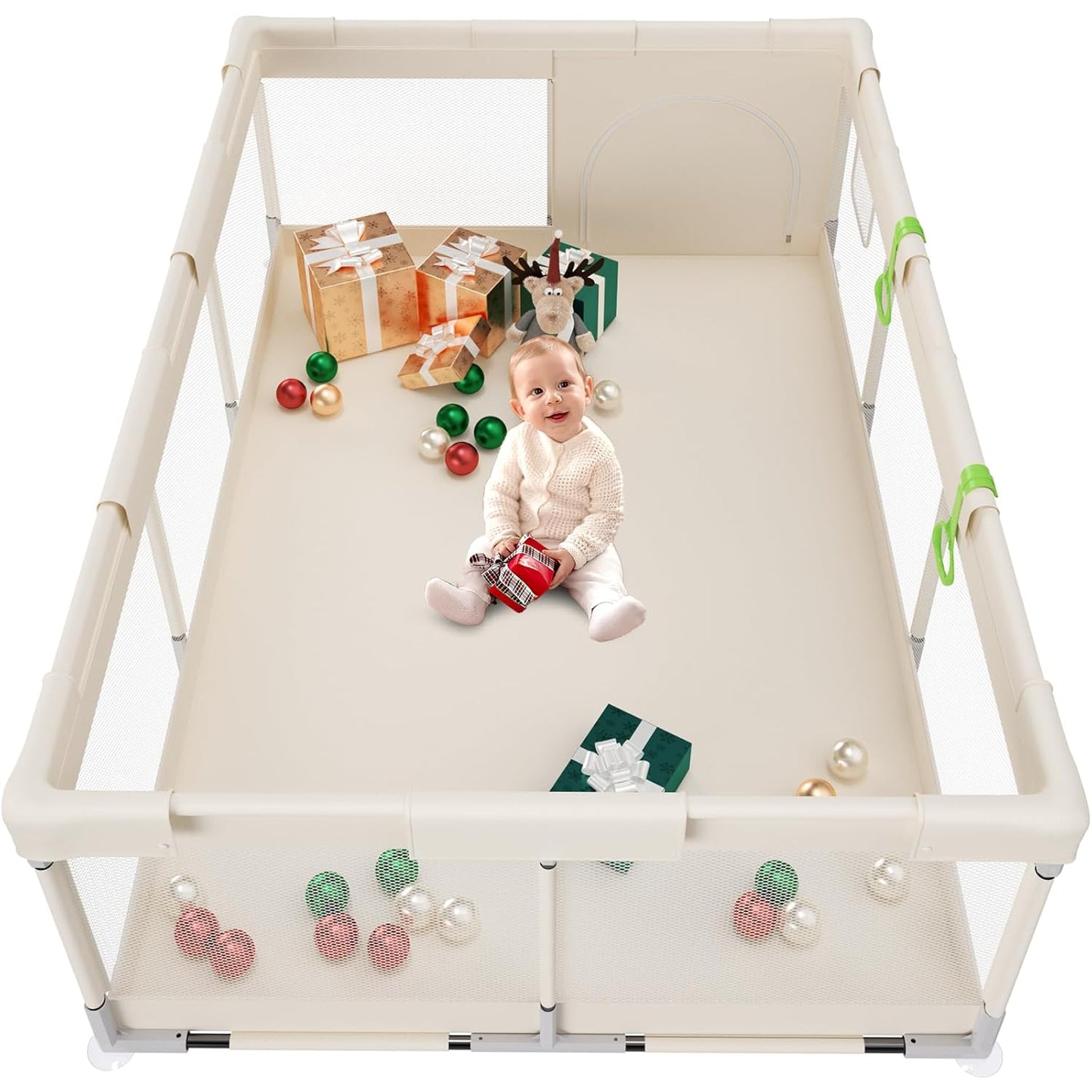 Fodoss Baby Playpen - Extra Large 71x47inch Play Area for Kids