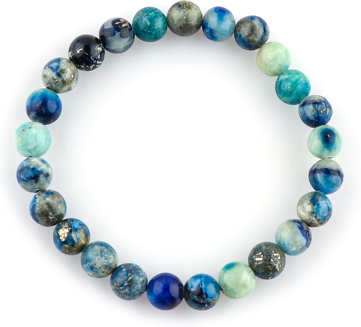Genuine Gemstones Beaded Stretchable Bracelets for Healing