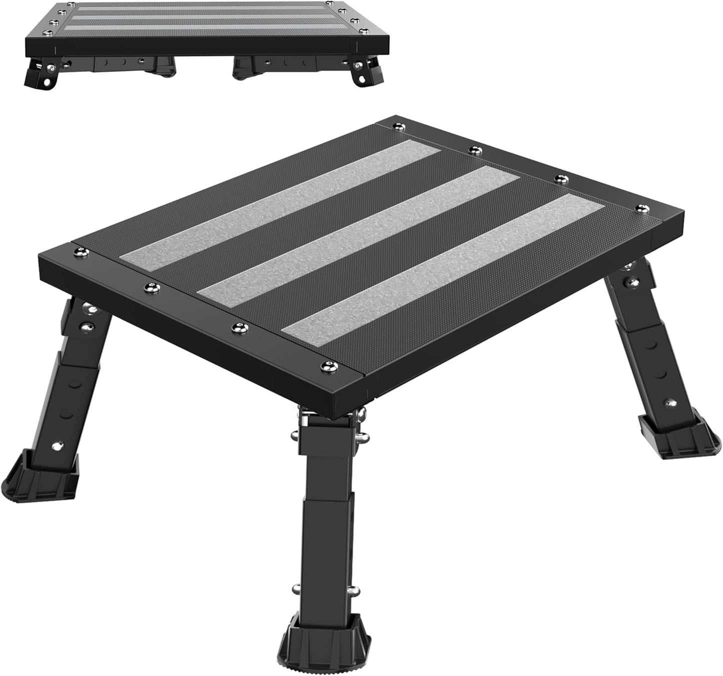 Oversized RV Step Stool with 1000 lbs Capacity for Easy Access