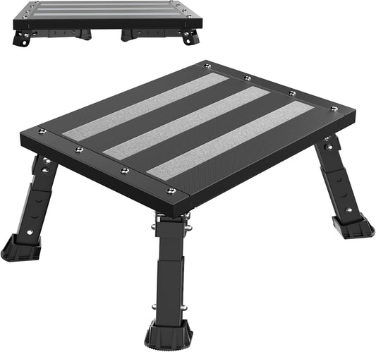 Oversized RV Step Stool with 1000 lbs Capacity for Easy Access
