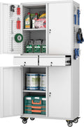 GangMei Metal Garage Storage Cabinet with Locking Doors