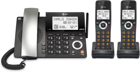 AT&T DECT 6.0 Corded/Cordless Home Phone with Smart Features