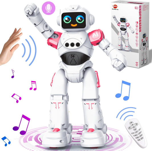 VATOS Smart Remote Control Emo Robot - Interactive Fun for Kids!