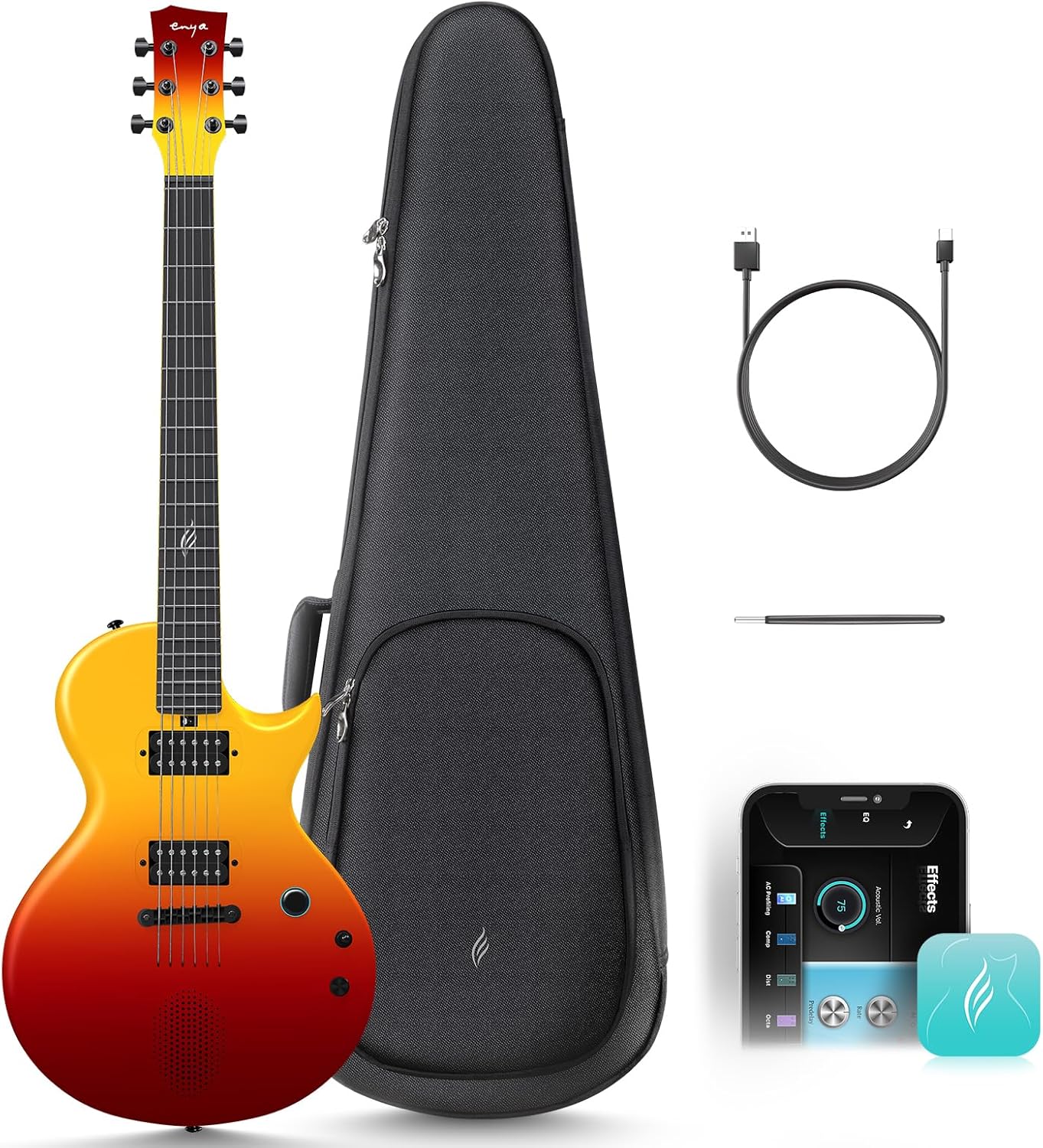 Enya Nova Go Sonic Electric Guitar: Portable Powerhouse