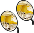 Convex Safety Mirror 2-Pack 8 in - Wide Angle Corner View