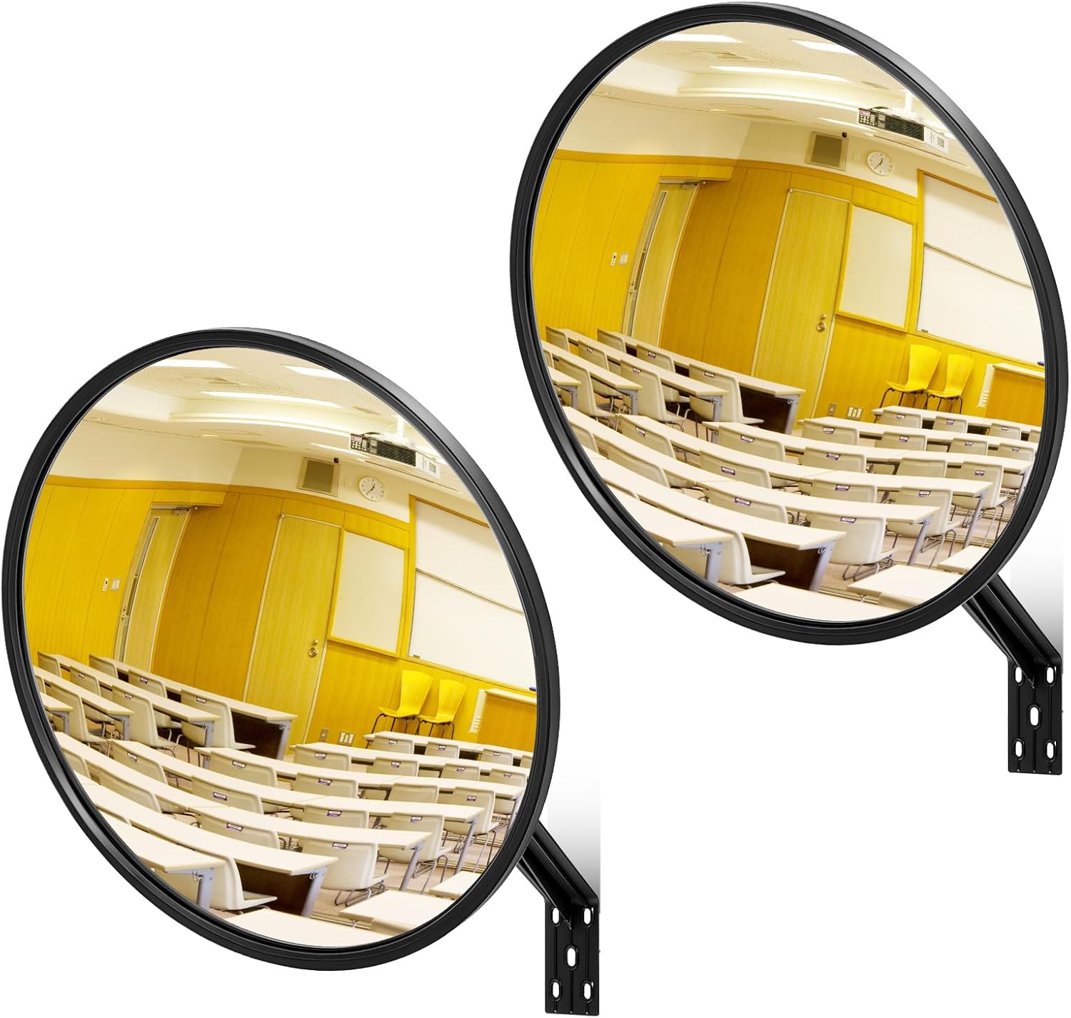 Maitys 2 Pcs 8 Inch Convex Mirror for Safety and Security