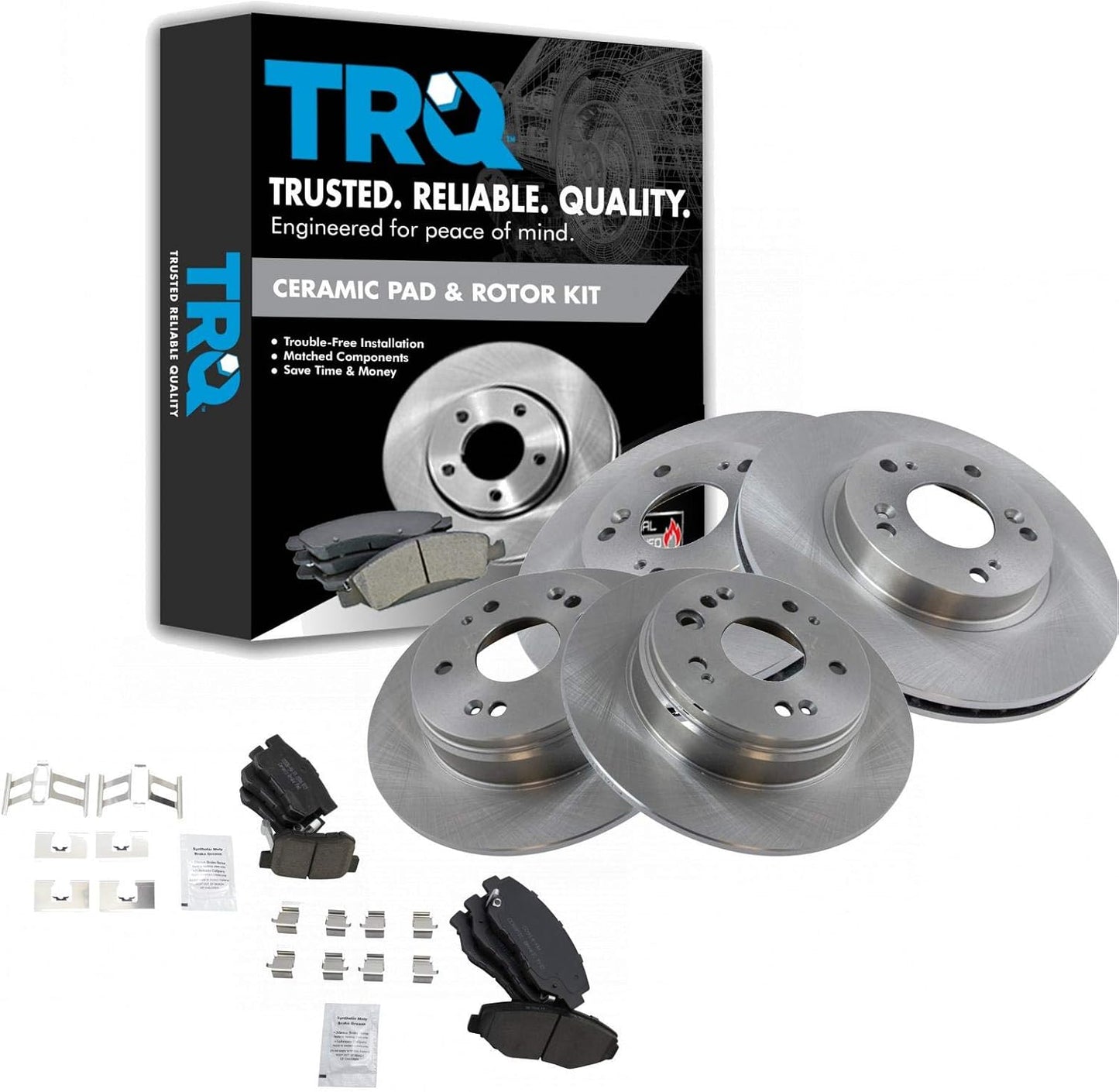 Ceramic Brake Pad & Rotor Kit for 2002-2004 Honda CR-V