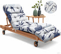 Blue Enchantress Outdoor Chaise Lounge Cushion 75.1 x 22.8 x 4.7 in