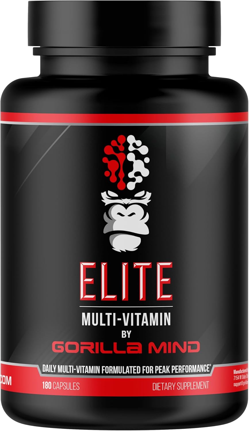 Gorilla Mind Elite Multi-Vitamin for Optimal Health & Performance
