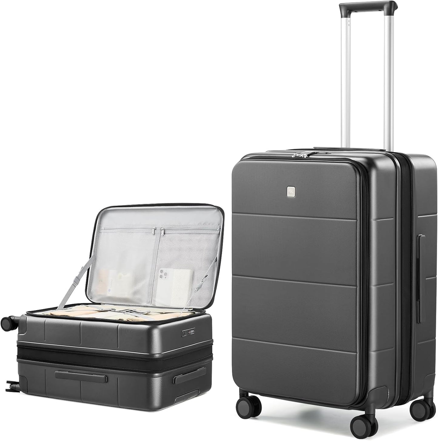 Hanke Hardside Expandable Checked Luggage for Easy Travel