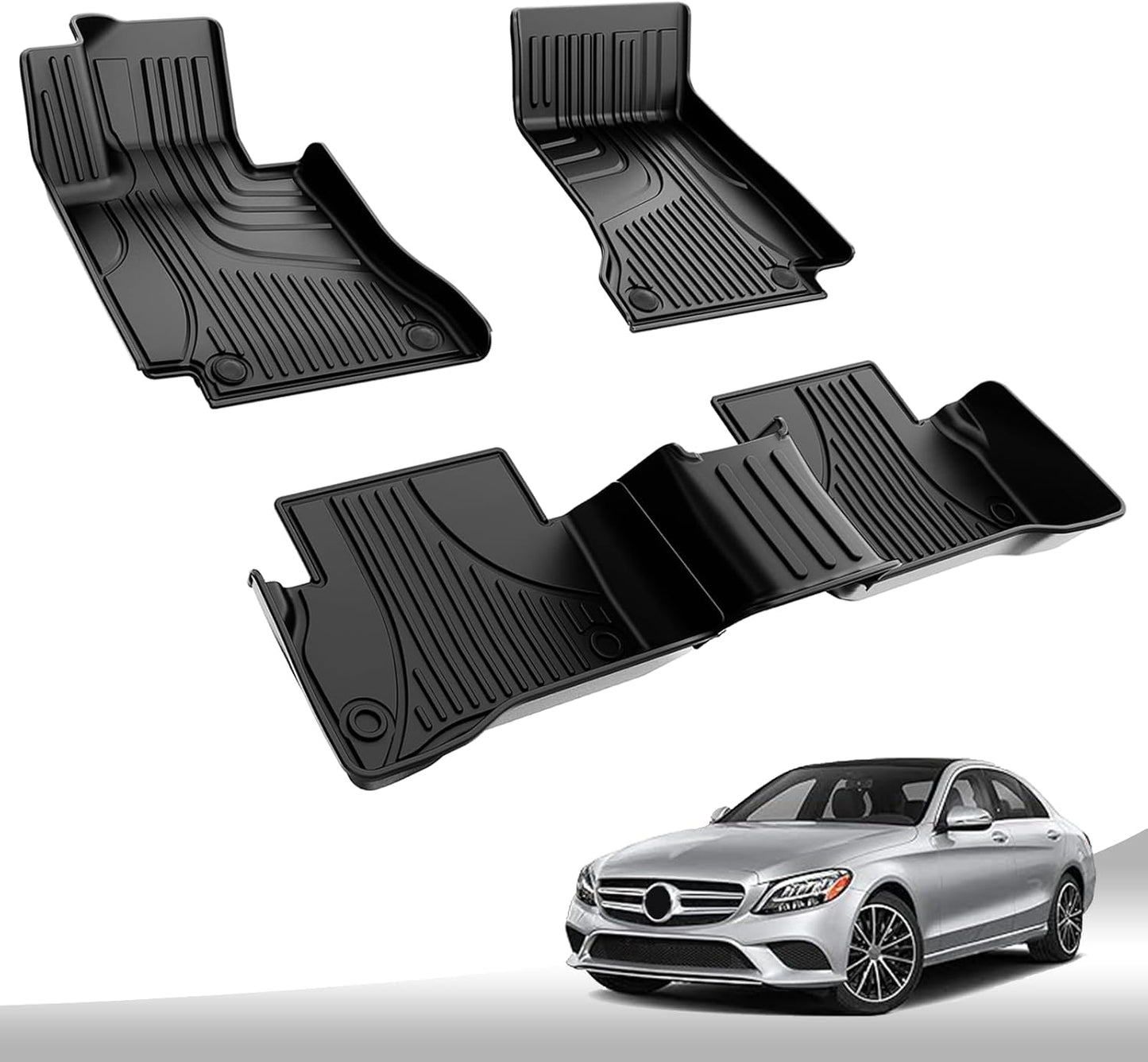 Custom Fit Floor Mats for Mercedes-Benz C300 2015-2021 Models