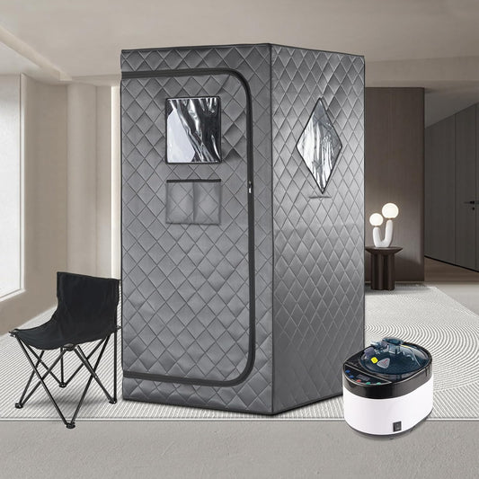 Portable 1500W Steam Sauna: Relax & De-Stress at Home!