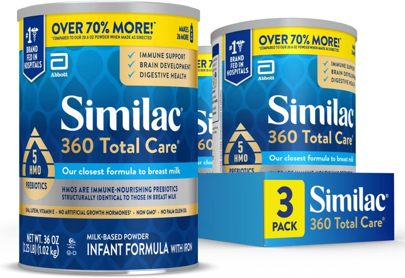 Similac 360 Total Care Infant Formula with 5 HMO Prebiotics