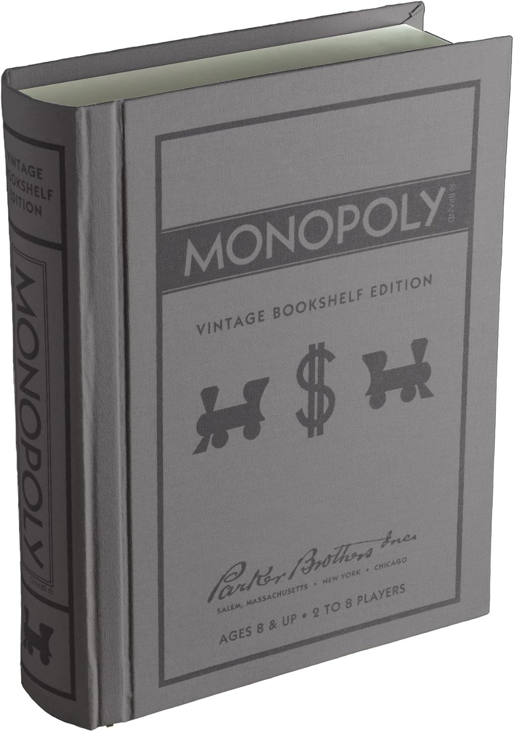 Monopoly Vintage Bookshelf Edition - Timeless Board Game Classic
