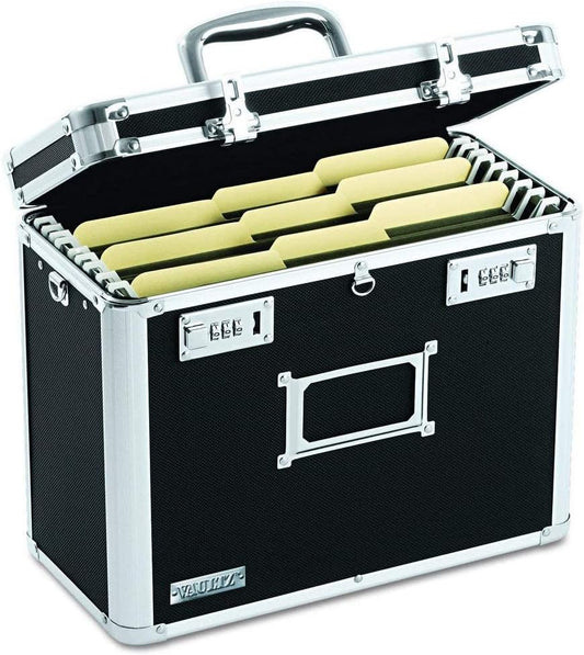 Vaultz File Organizer Storage Box for Secure Document Filing