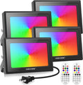 MEIKEE 25W RGB LED Flood Lights for Outdoor Decoration