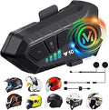 Motorcycle Helmet Speakers V5.3BT Wireless Headset - Long Life Battery