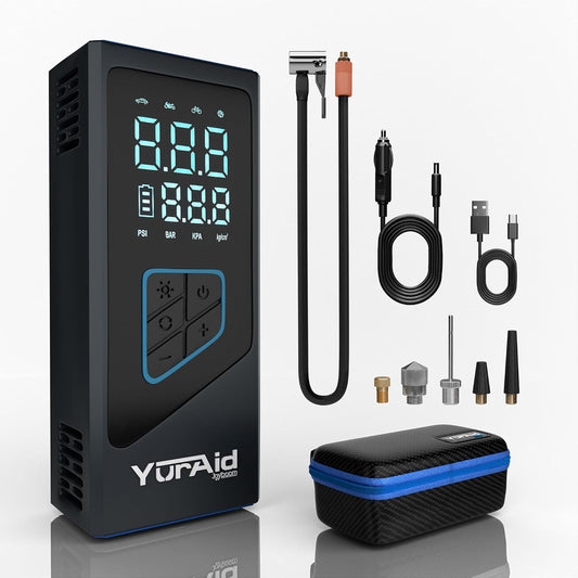 Yuraid 150PSI Portable Tire Inflator - Fast Inflation Power!