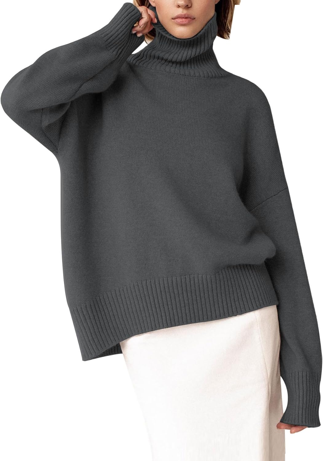 YKR Women's Turtleneck Sweater for Trendy Fall Winter Style