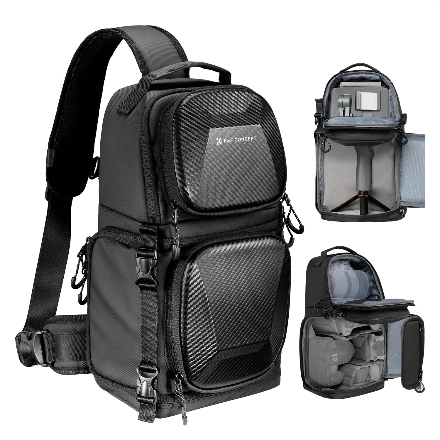 K&F Concept Camera Sling Bag for DSLR and Mirrorless Gear