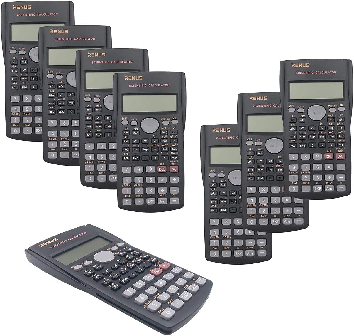 RENUS 8 Packs Scientific Calculator for Students and Teachers