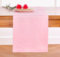 Pink Lemonade Linen Table Runner 14 x 90 in - Elegant Holiday