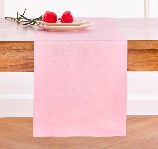 Solino Home Pink Lemonade Table Runner 14 x 90 Inch for Halloween