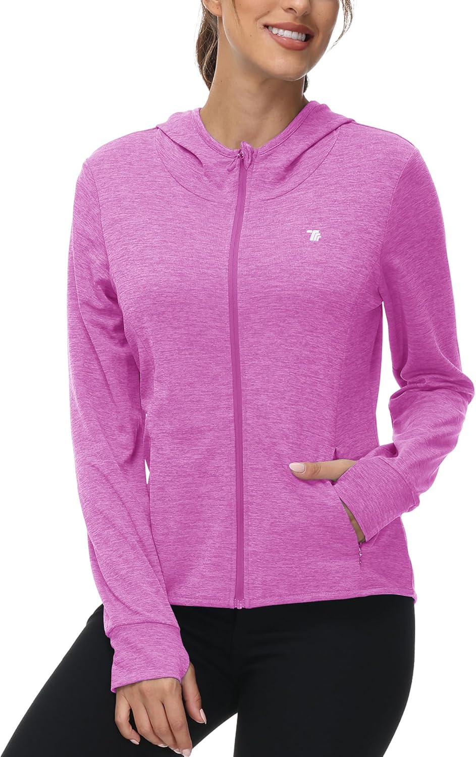 BASUDAM Women's Sun-Protective Hoodie Jacket