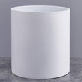 FaithLand Plant Pot 12 in - Matte White Mid-Century Cylinder Pot