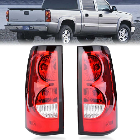 Nakuuly Tail Lights Rear Lamp for 2003-2006 Chevy Silverado