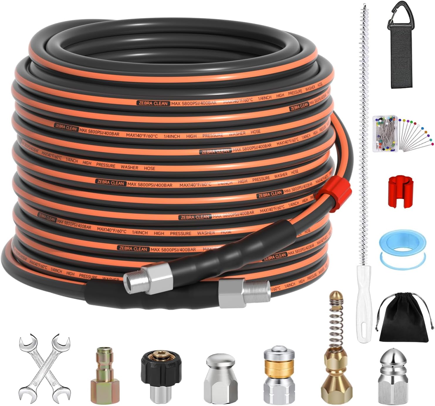 Sewer Jetter Kit for Pressure Washer with High-Quality Hose