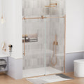 Frameless Sliding Shower Door 56-60 in W x 75 in H - Soft-Close