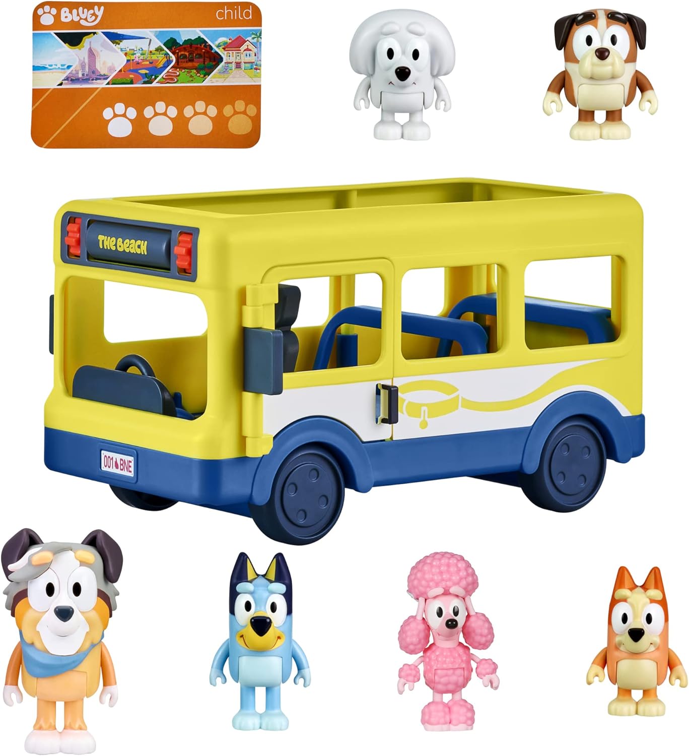 Bluey Bus + Mates Figures Set |  Exclusive