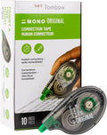 Tombow MONO Original Correction Tape 10-Pack - Smooth, Reliable
