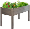 Raised Garden Bed Outdoor Planter Box with Legs - Ergonomic 30in