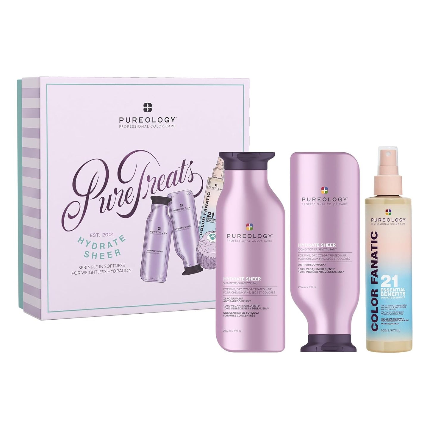 Pureology Pure Treats Hydrate Sheer Holiday Kit for Fine Hair