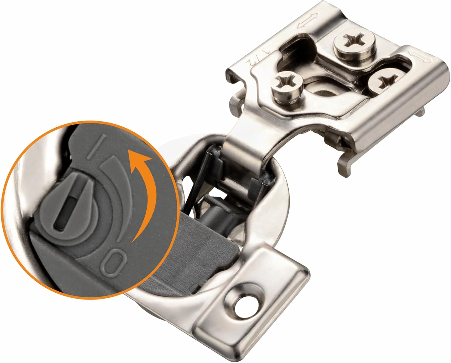 50 Pack 1/2 Overlay Soft Close Hinges for Kitchen Cabinets